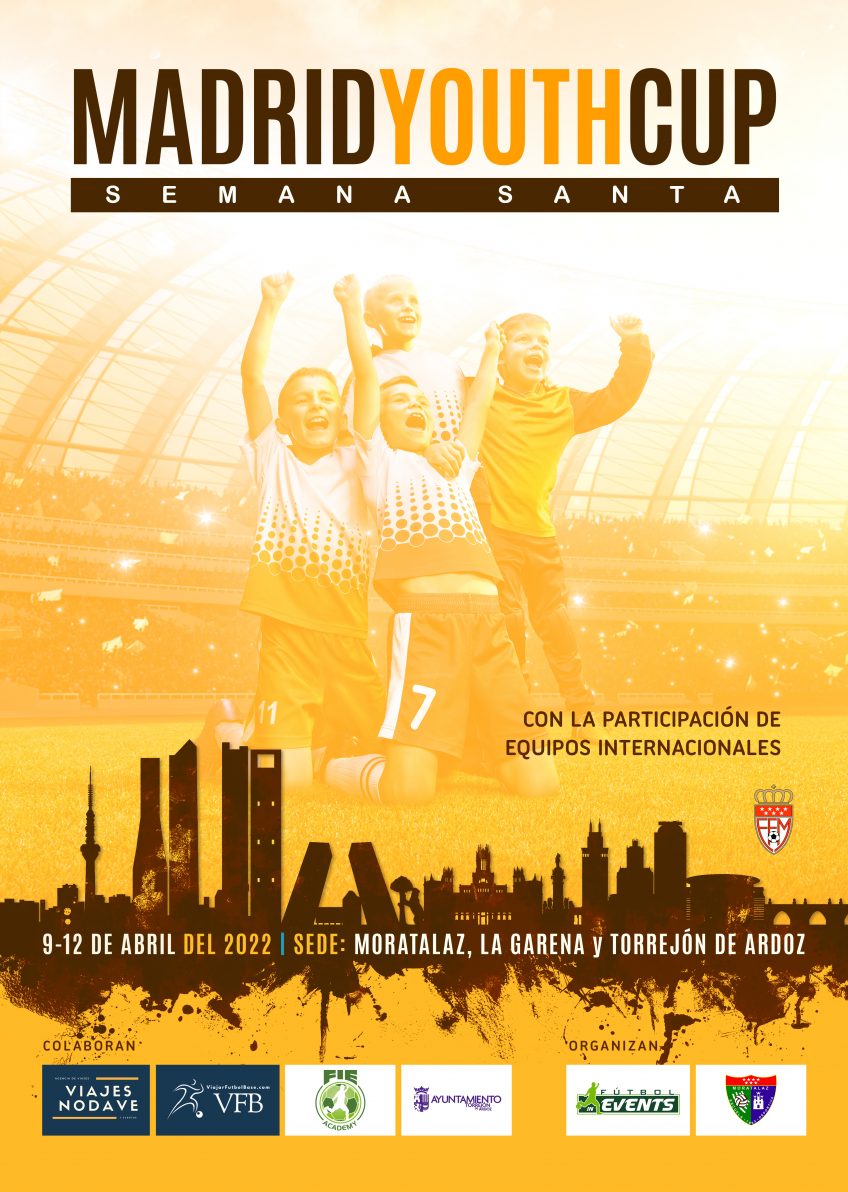 Cartel del torneo de la Madrid Youth Cup Semana Santa