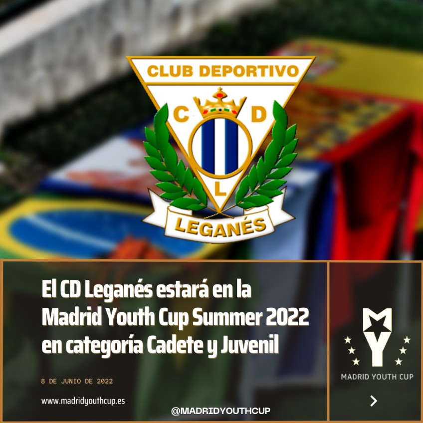 El CD Leganés estará en la Madrid Youth Cup Summer 2022