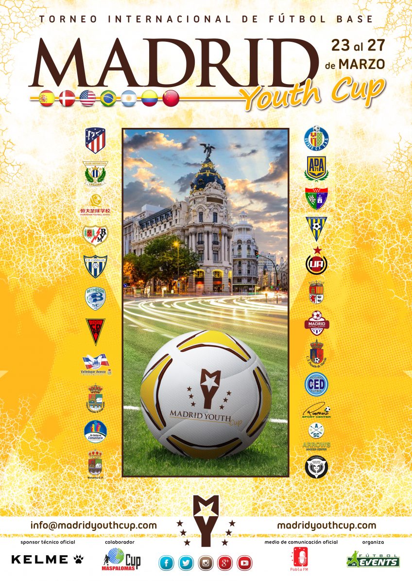 ¡Aquí tenéis el cartel de la Madrid Youth Cup!