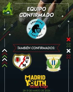 Equipos confirmados torneo fútbol base Semana Santa en Madrid.