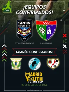 Nuevos equipos confirmados para el torneo de fútbol en Madrid en Semana Santa
