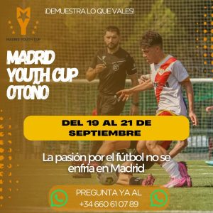 Torneo de fútbol en otoño